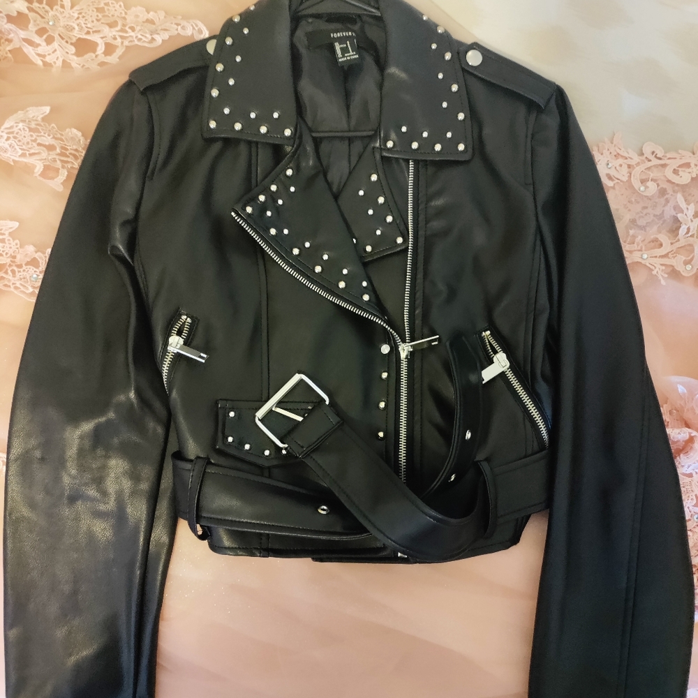 Forever 21 faux leather jacket